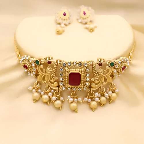 Premium Quality Trending Design Choker Jewellery Set For Women & Girls
