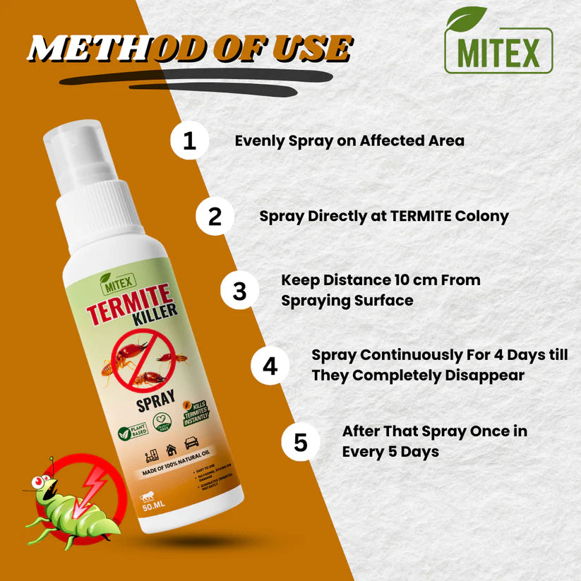 Termite Killer Spray - Effective Pest solution for your home Pack of 3