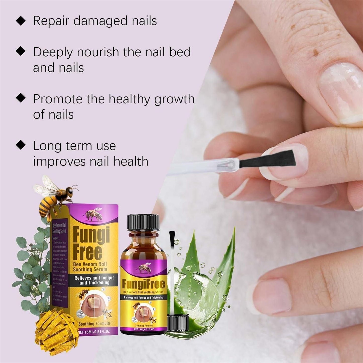 Bee Venom Nail Treatment Serum (Buy 1 Get 1 Free)