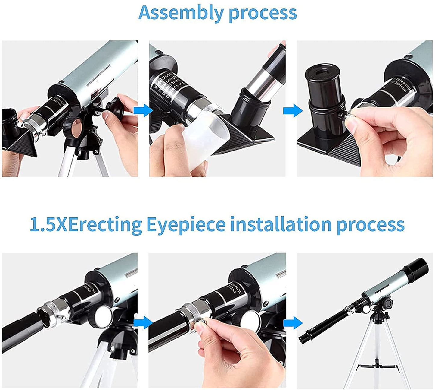 Professional HD 90X Beginners & Kids Telescope With Tripod