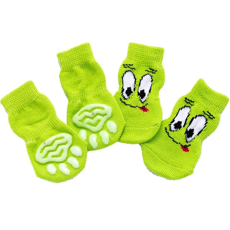 4Pcs Warm Puppy Dog Shoes