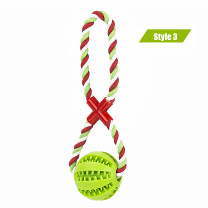 Dog Interactive Rope Balls Toys