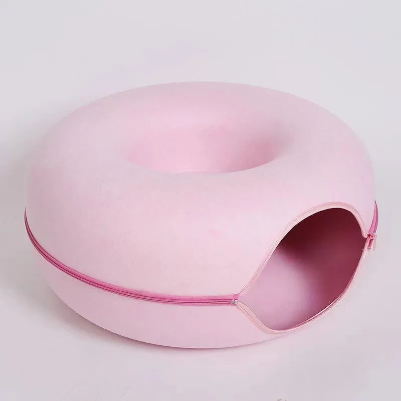 Felt Pet Cat House Cat Tunnel