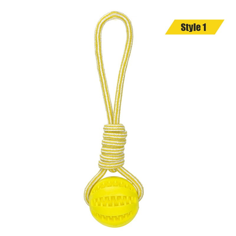 Dog Interactive Rope Balls Toys