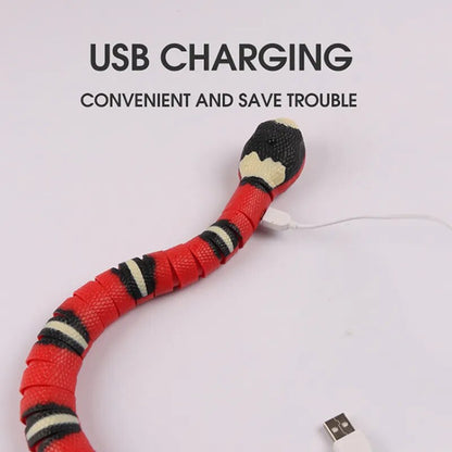 Automatic Cat Toys Interactive Smart Sensing Snake