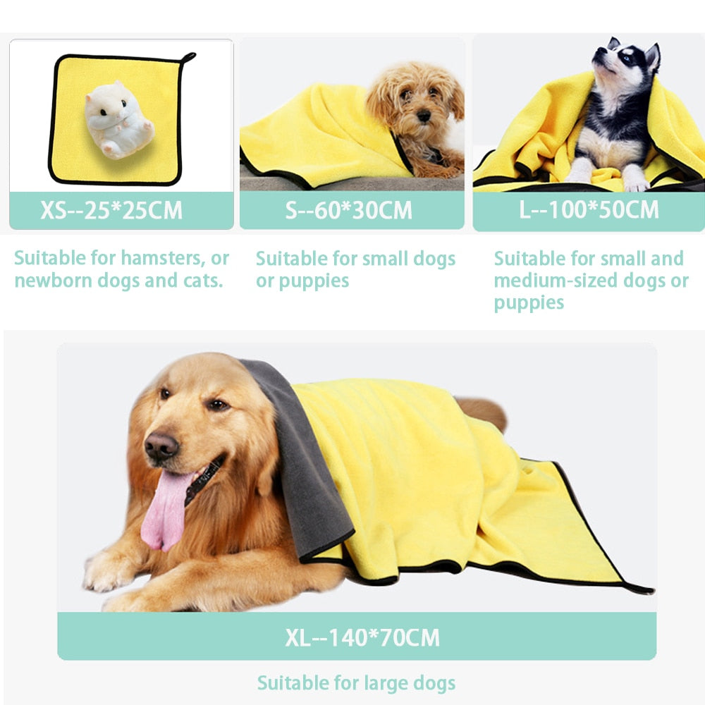 Quick-drying Dog Towels