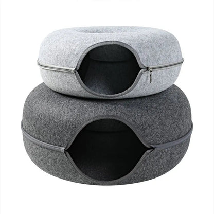 Felt Pet Cat House Cat Tunnel