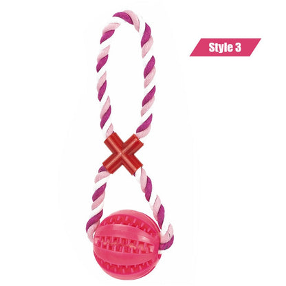 Dog Interactive Rope Balls Toys
