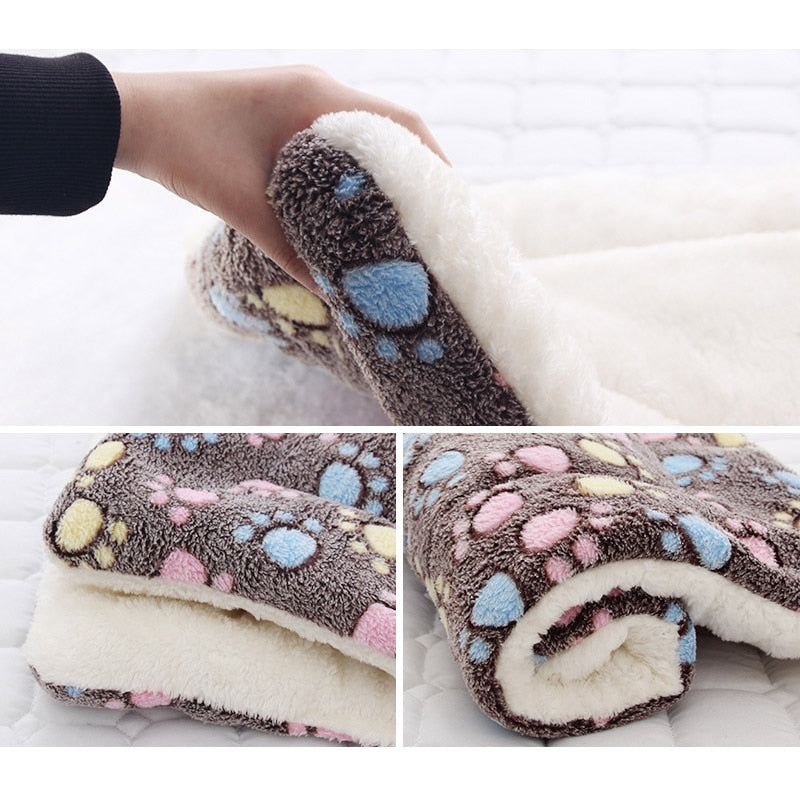 Flannel Thickened Dog Bed Mat
