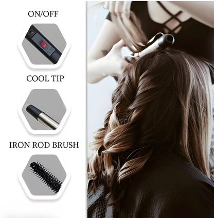 New N0va NHC-471B Hair Curling iron Rod for curly hairs