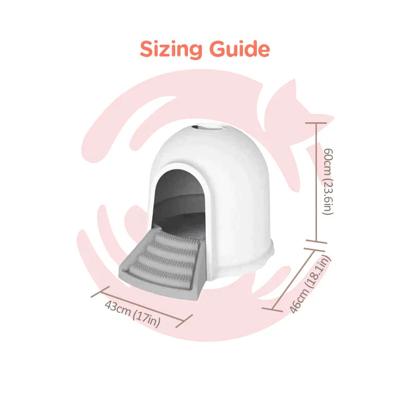 Igloo Cat Litter Box 2-in-1