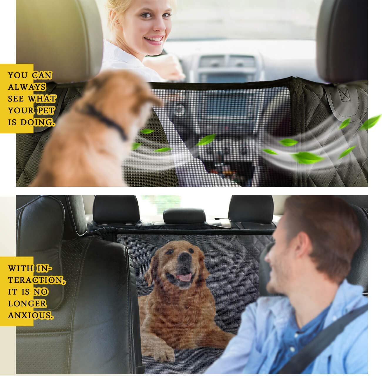 Pet Back Car Seat Cover